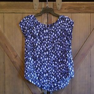 Beautiful animal print silk blouse